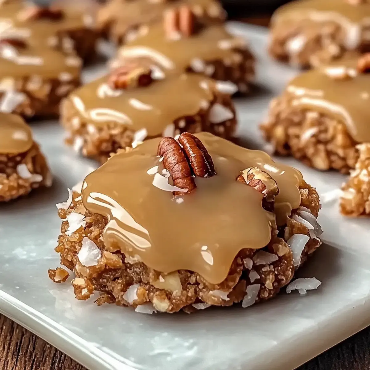 Coconut Pecan Praline Cookies