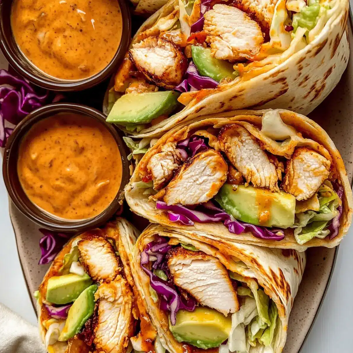 Southwest Chicken Wraps