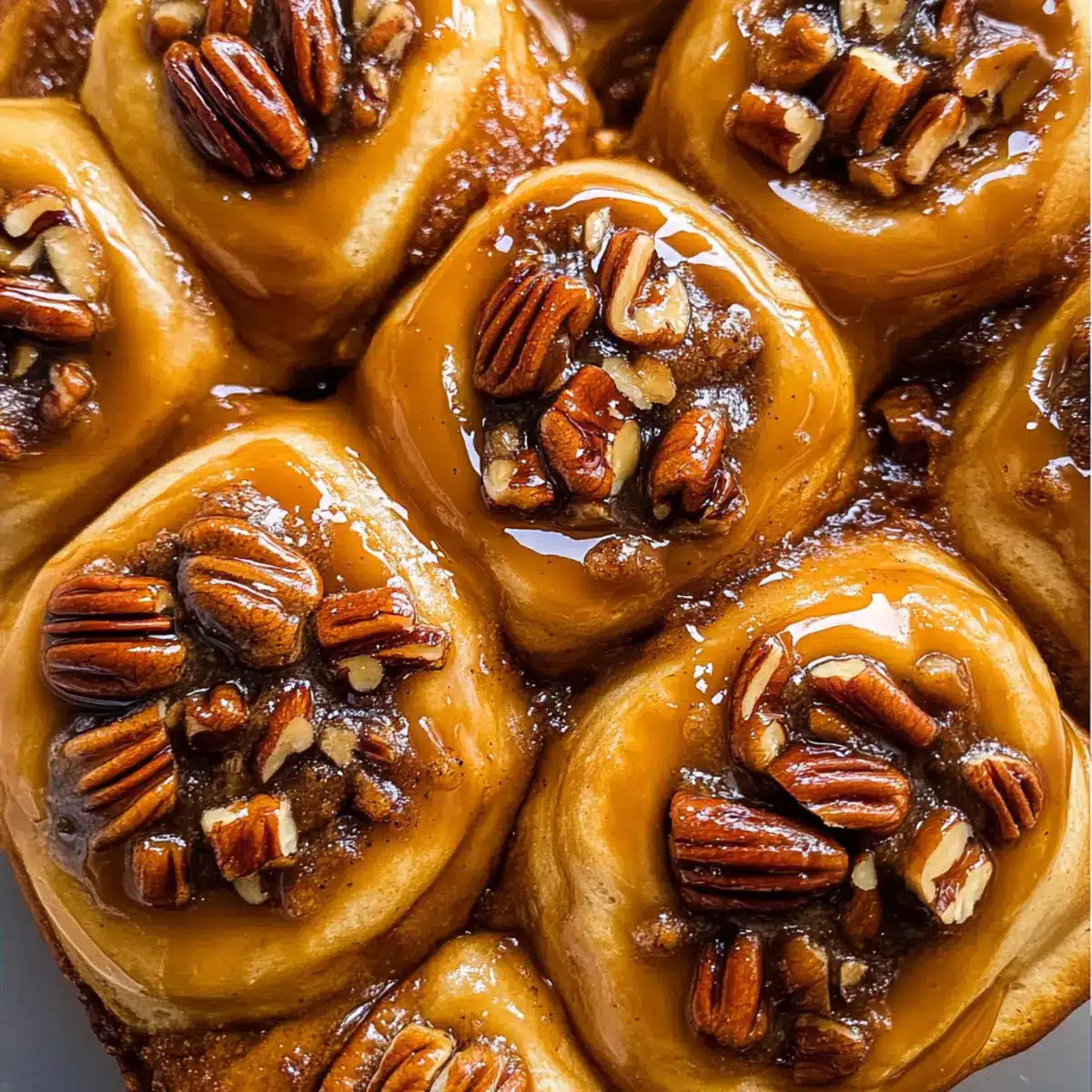Butter Pecan Cinnamon Buns