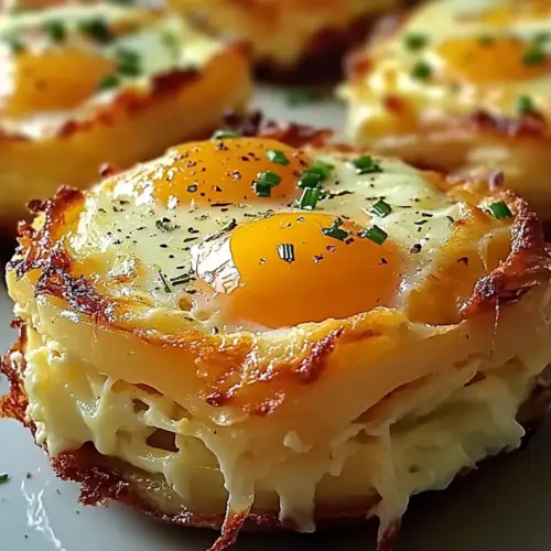 Baked Eggs Napoleon