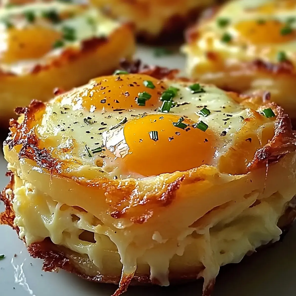 Baked Eggs Napoleon