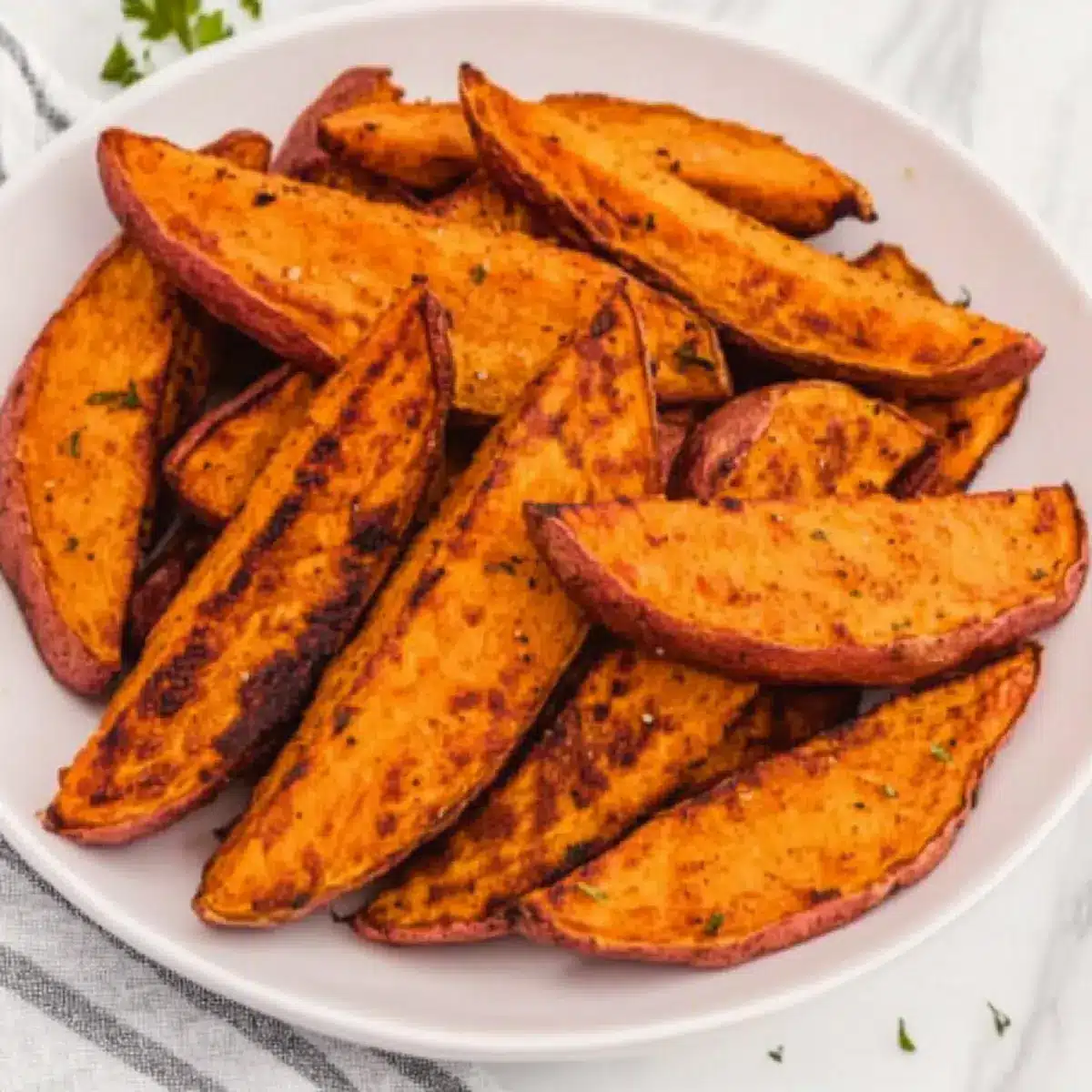 Air Fryer Sweet Potato Wedges