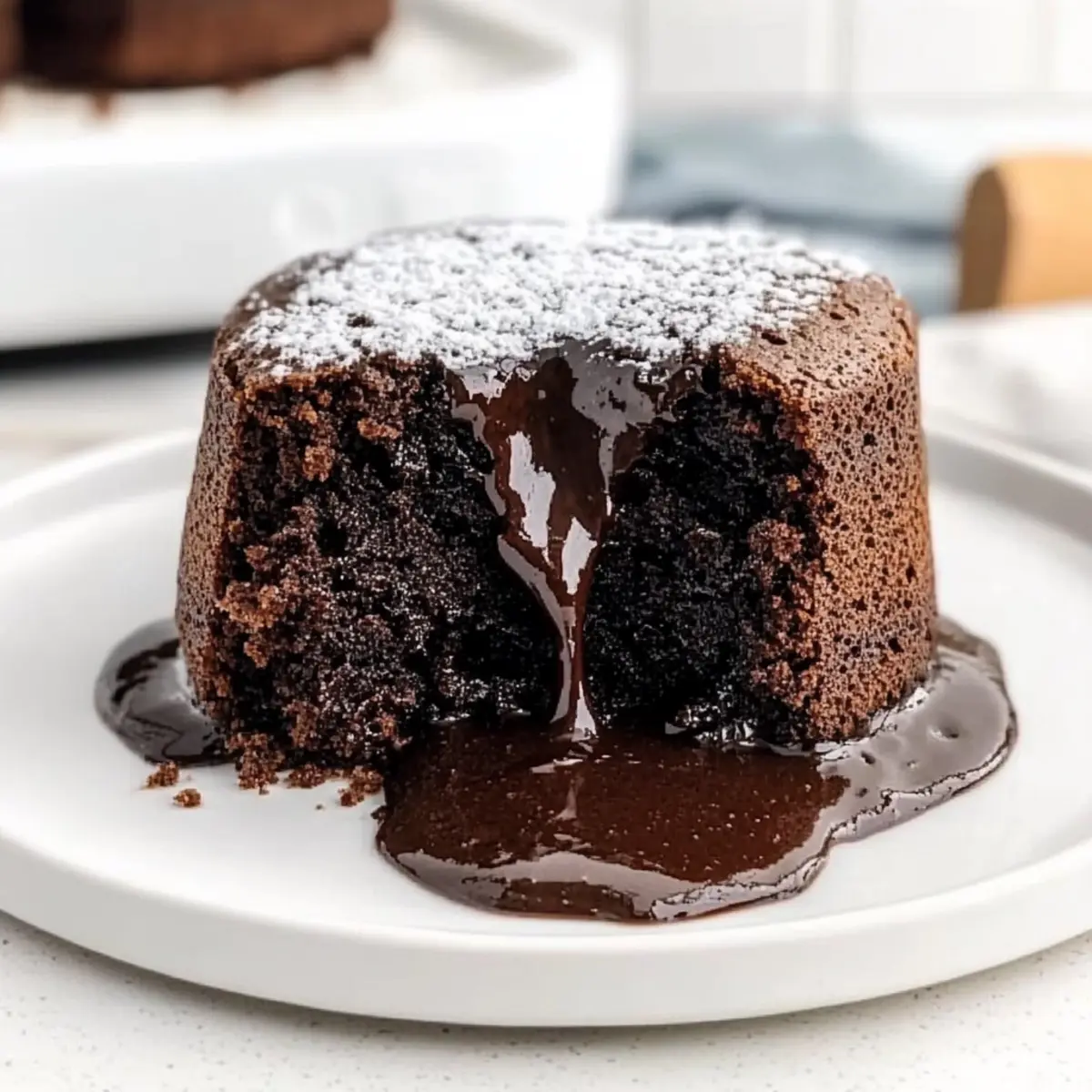 Air Fryer Lava Cake