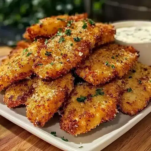 Crispy Air Fryer Parmesan Chicken Tenders
