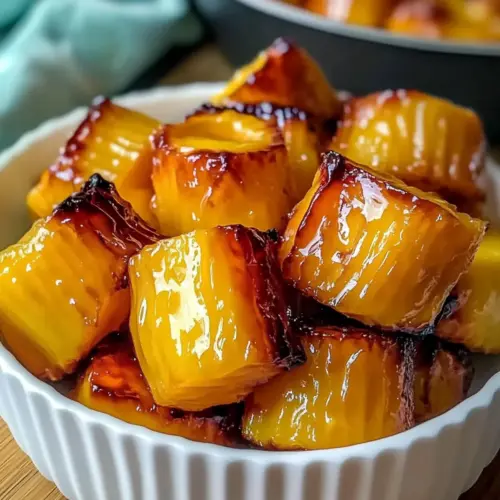 Air Fryer Caramelized Pineapple