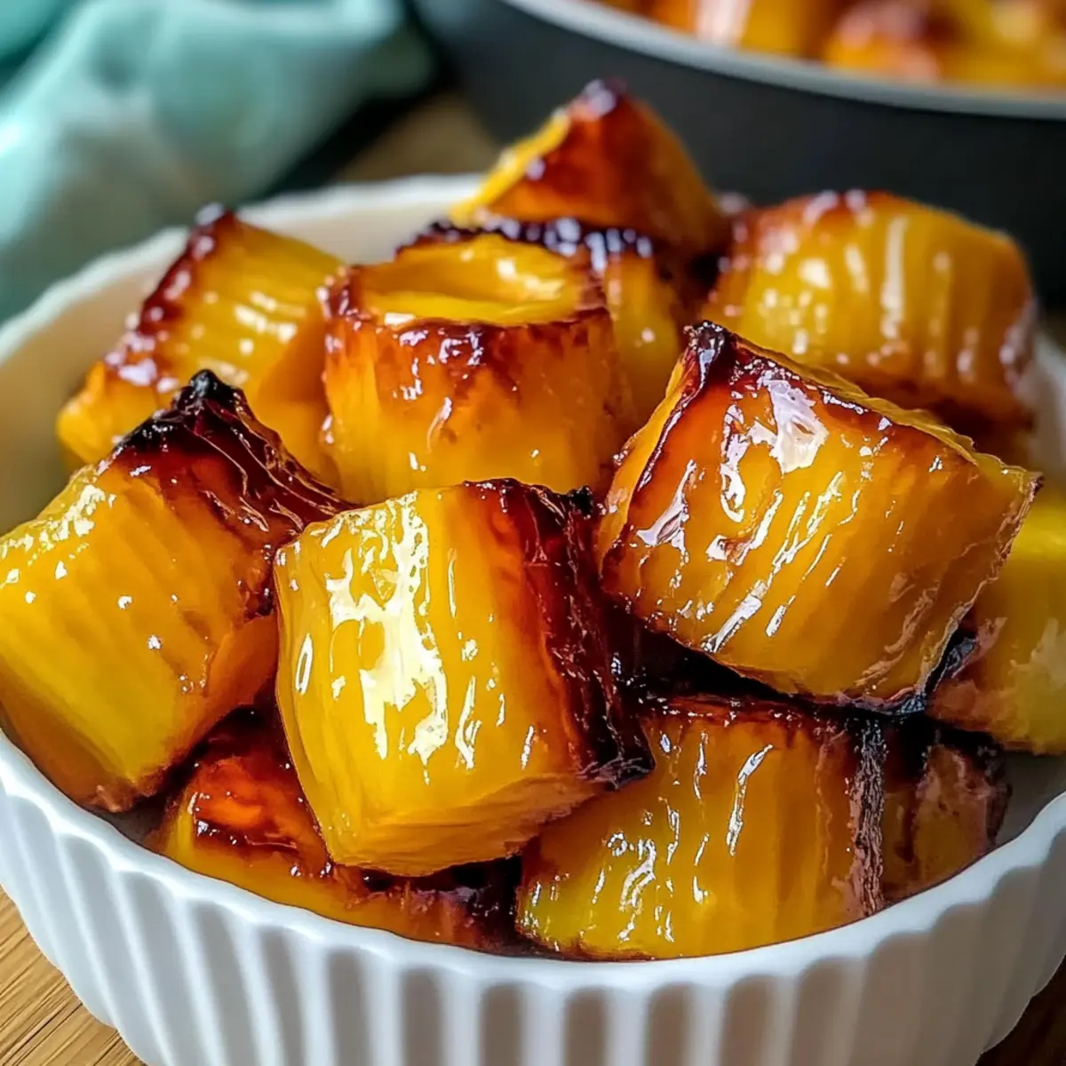 Air Fryer Caramelized Pineapple