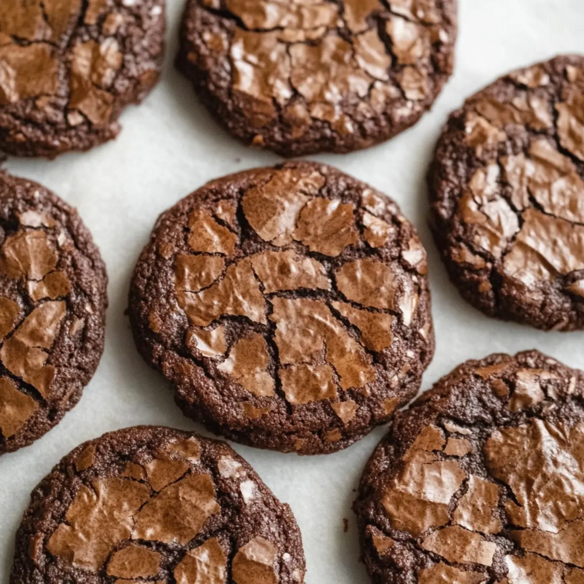 Fudgy Chocolate Brownie Cookies