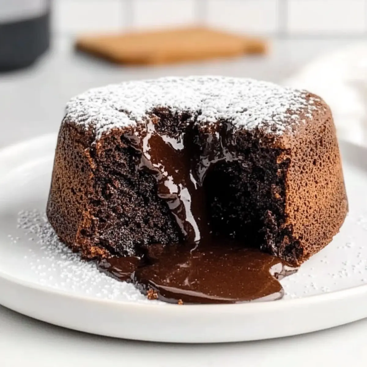 Air Fryer Lava Cake