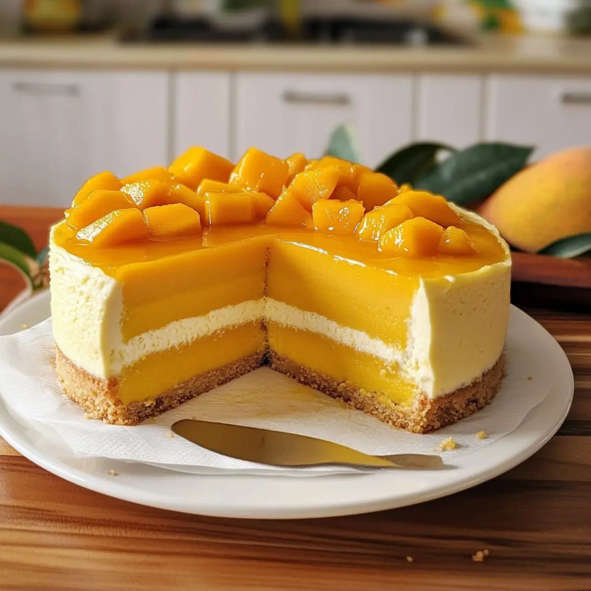 Mango Mousse Cake