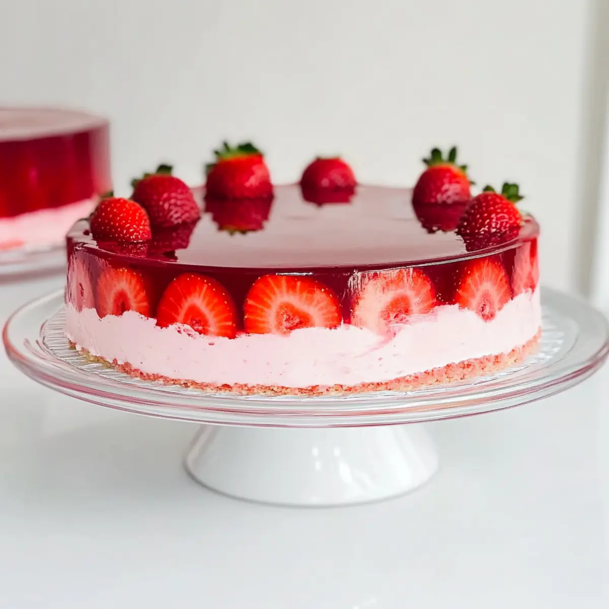 Strawberry Jello Cake