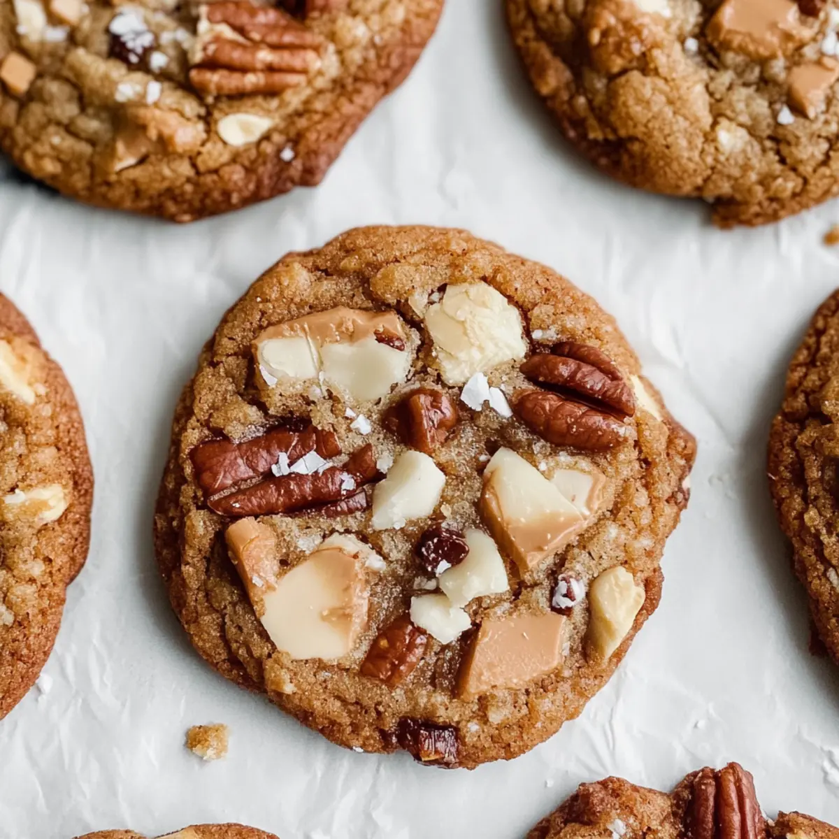 Chai White Chocolate Toffee Cookies