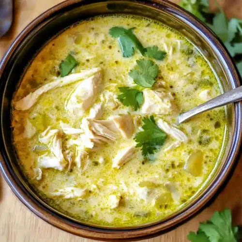 Creamy Green Enchiladas Chicken Soup