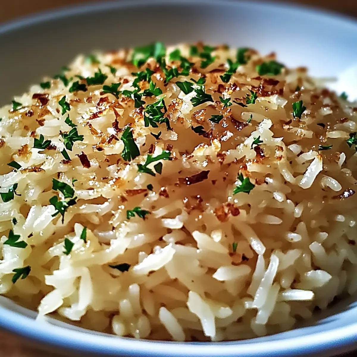 Garlic Parmesan Rice