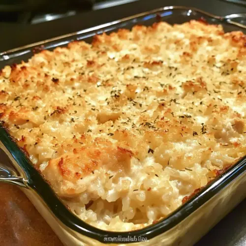 Mamaw’s Chicken & Rice Casserole
