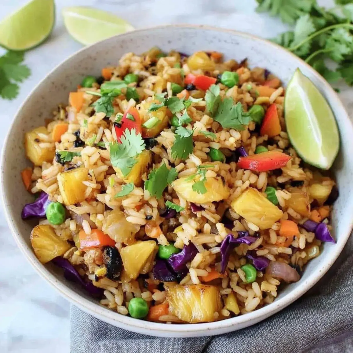 Vegan Pineapple Fried Rice