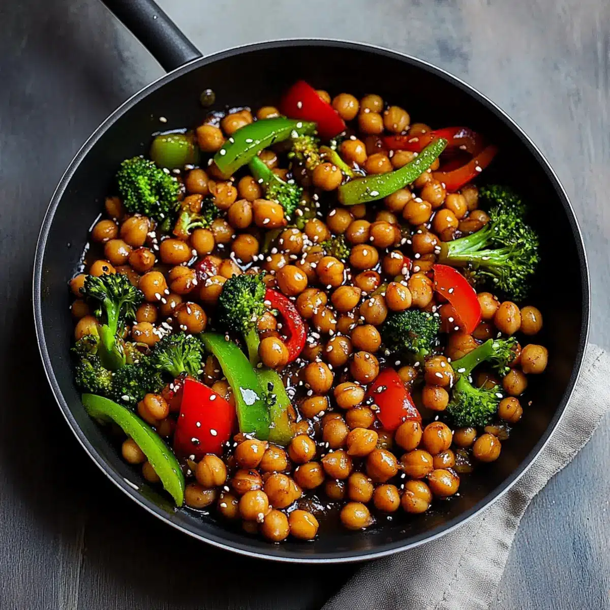 Mongolian Chickpeas