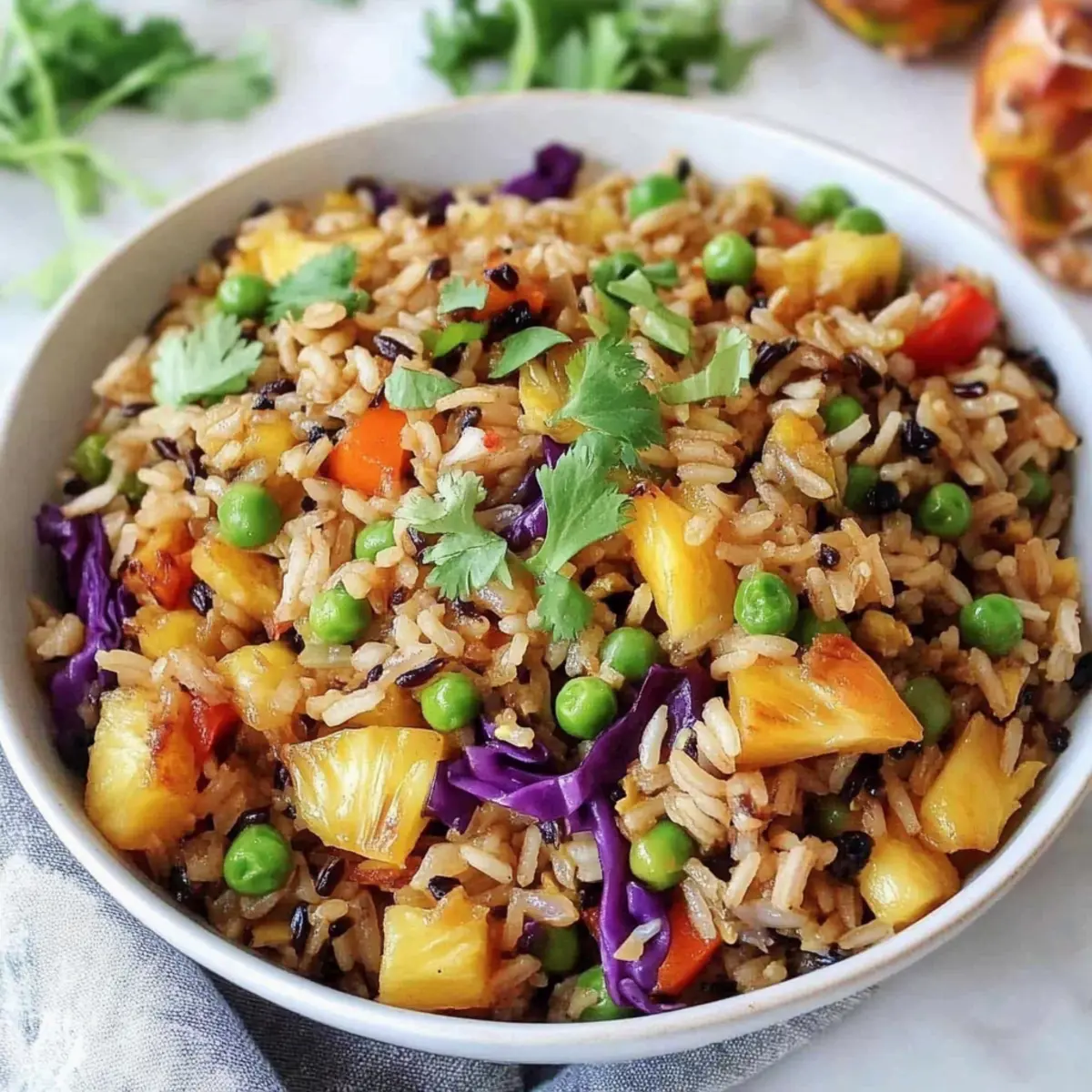 Vegan Pineapple Fried Rice