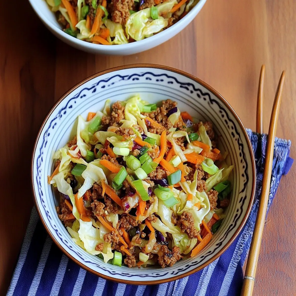 Vegan Egg Roll In A Bowl