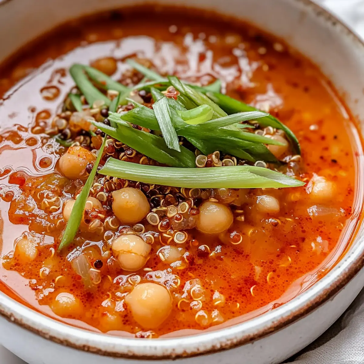 Gochujang Chickpea Soup