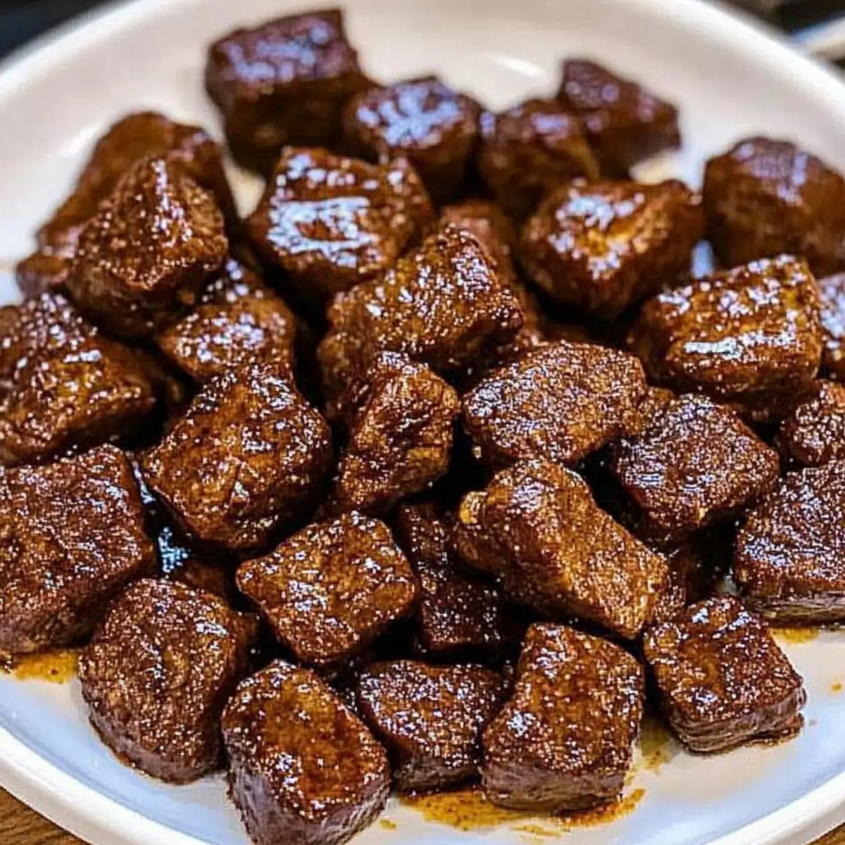 Air Fryer Juicy Steak Bites