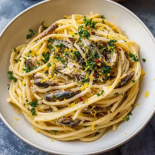 Lemon Sardine Pasta