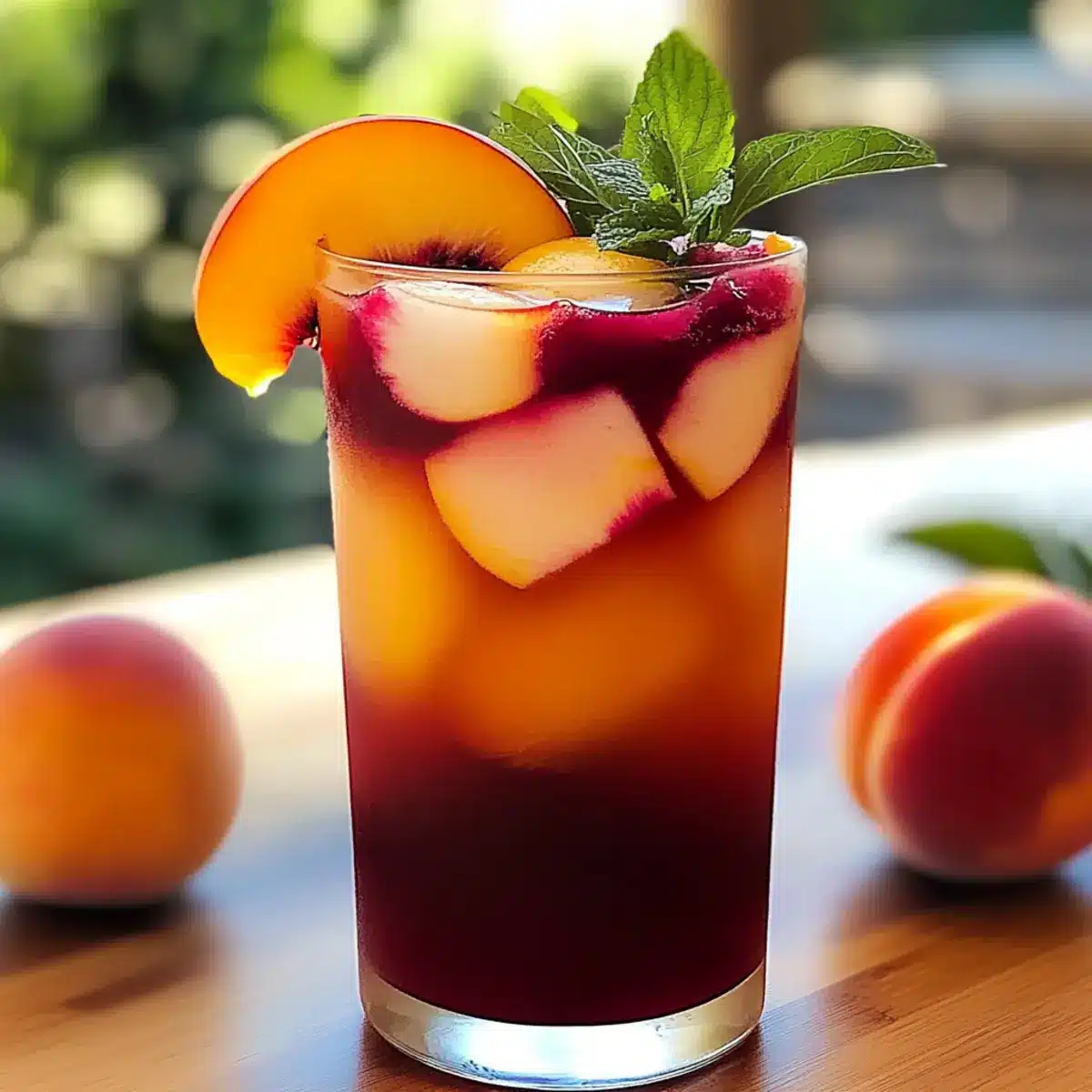 Peach Hibiscus Sunset Tea