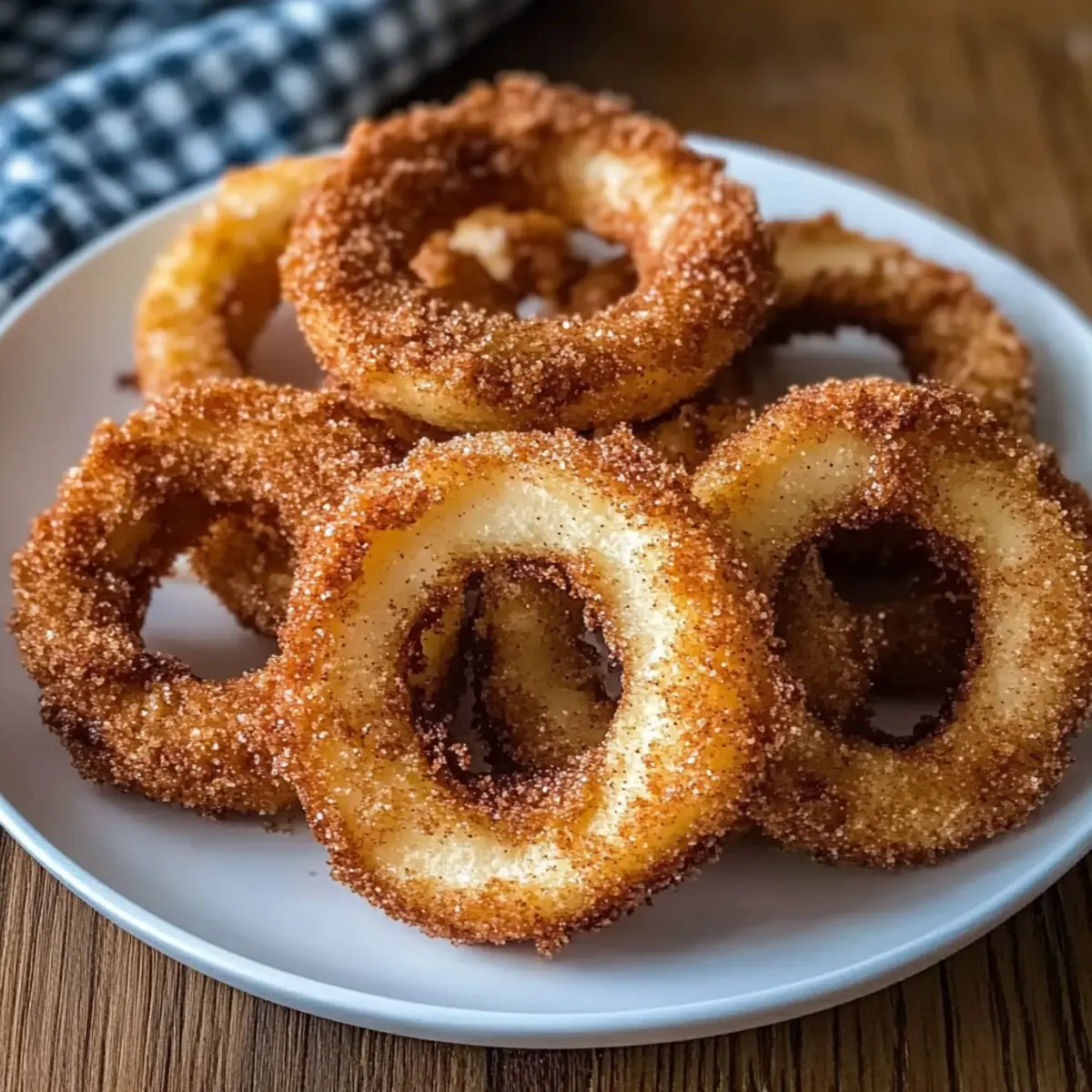 Air Fryer Cinnamon Apple Rings