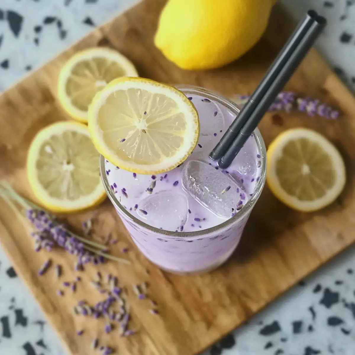Coconut Lavender Lemonade