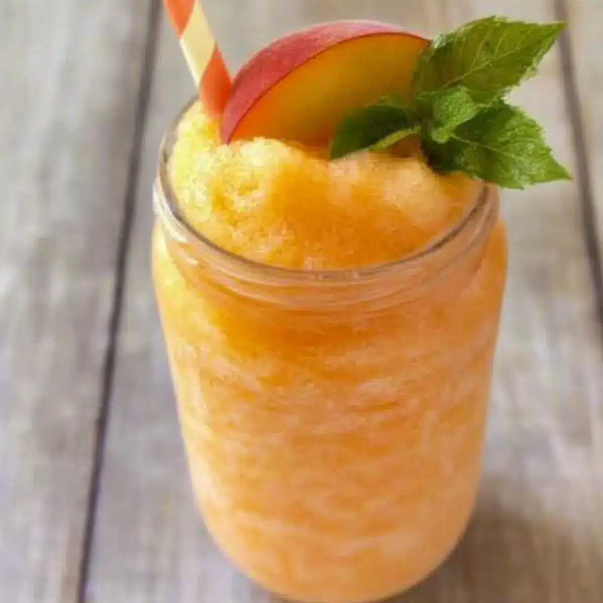 Peach Lemonade Slush