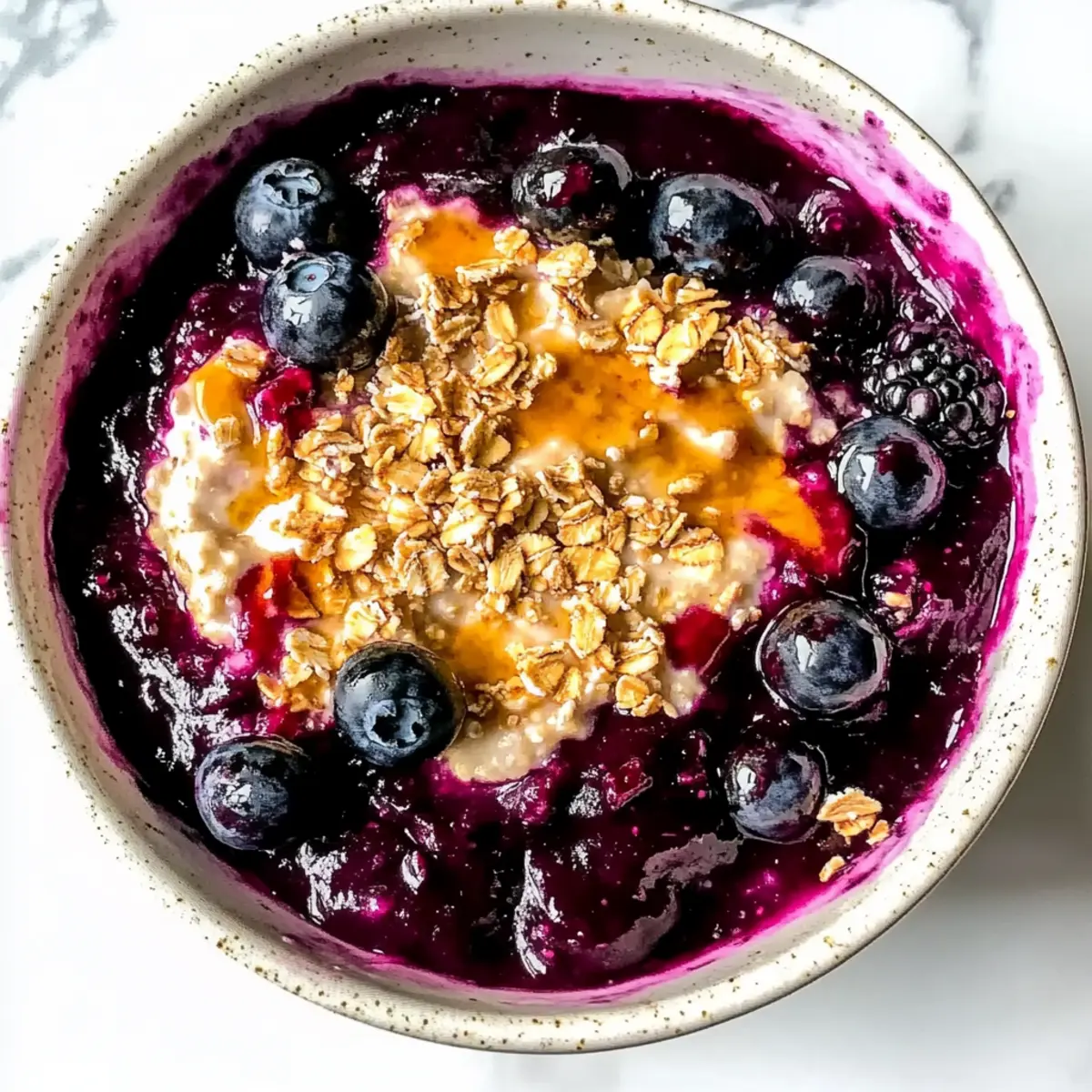 Blueberry Pie Overnight Oats