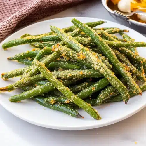 Air Fryer Parmesan Green Beans