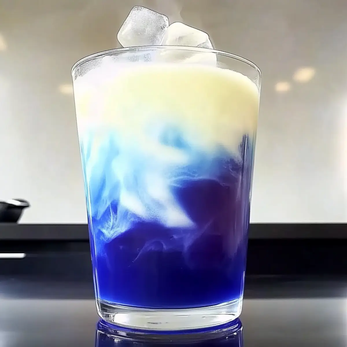 Iced Blue Tea Latte