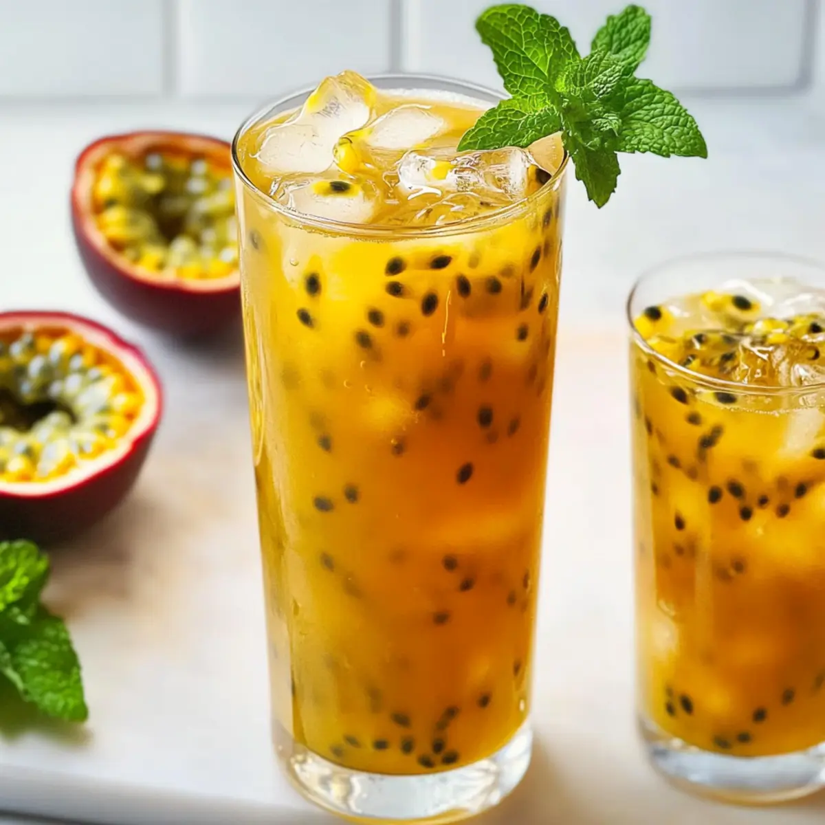 Passion Fruit Iced Tea
