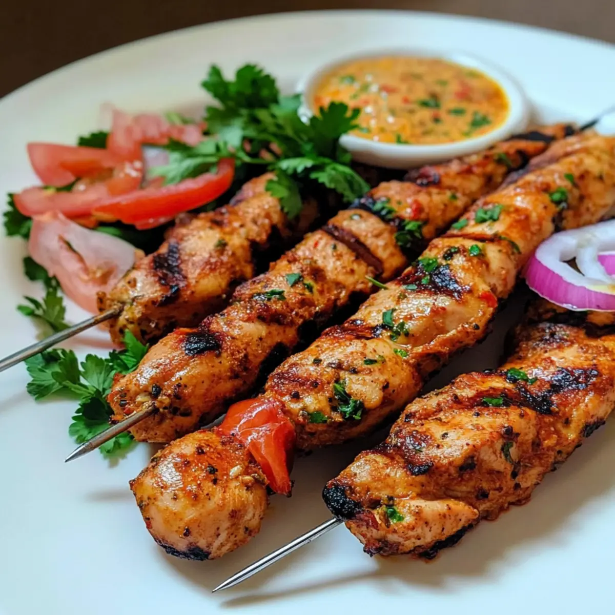 Chicken Adana Kebabs