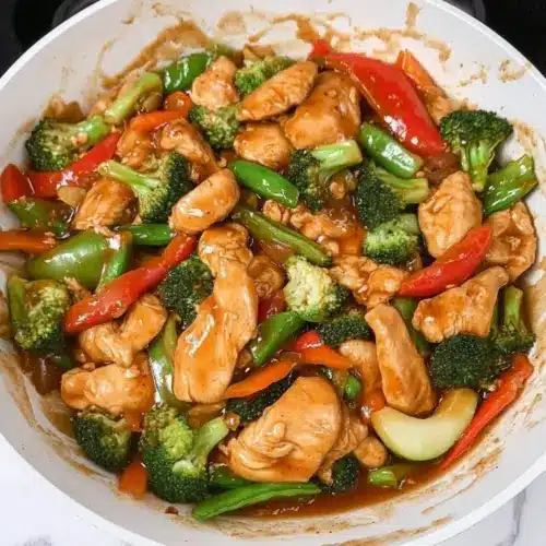 Chicken with Mixed Vegetable Stir Fry