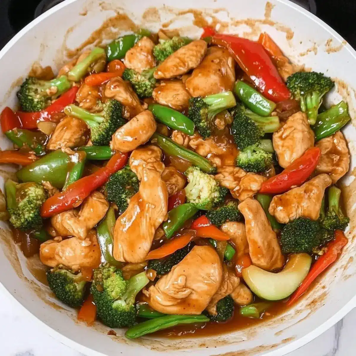 Chicken with Mixed Vegetable Stir Fry