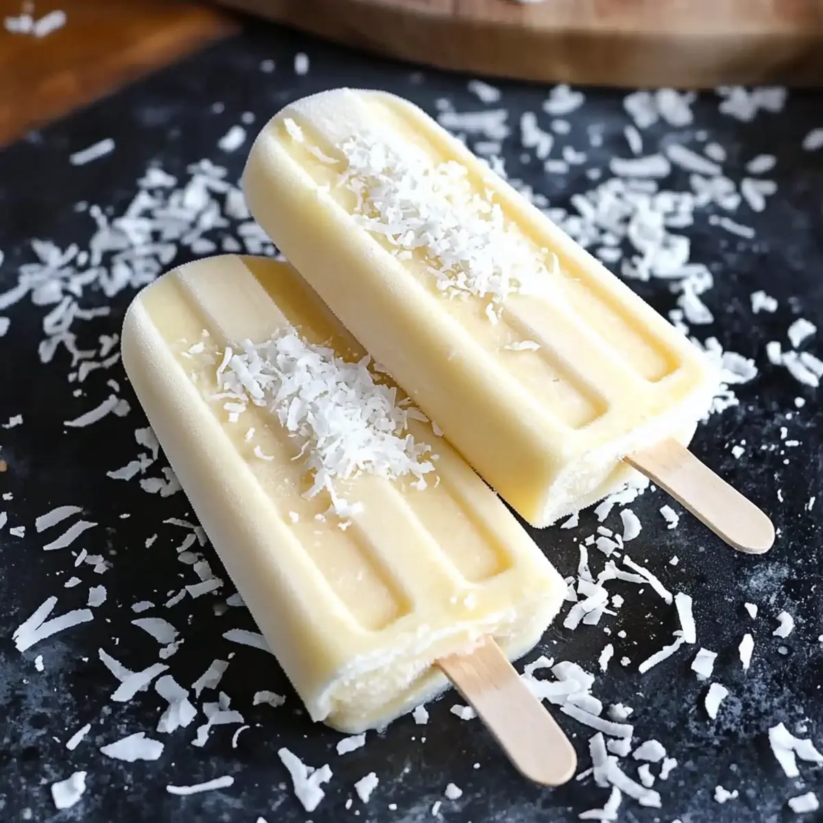 Coconut Mango Popsicles