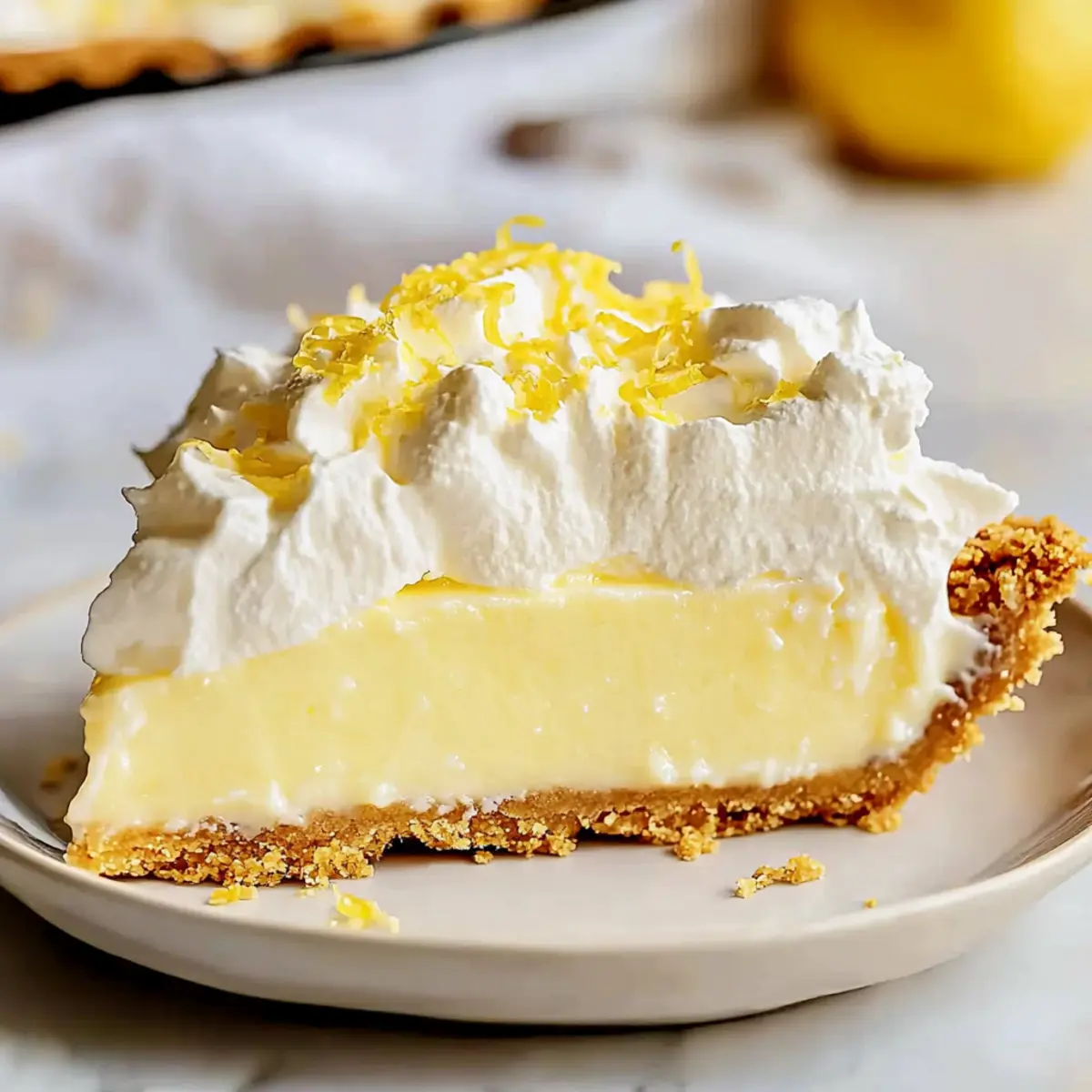 Sunshine Lemon Cream Pie