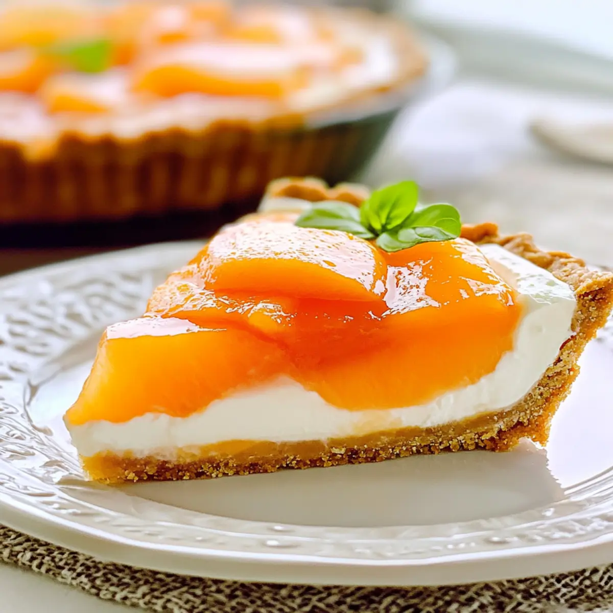 Creamy Peach Pie