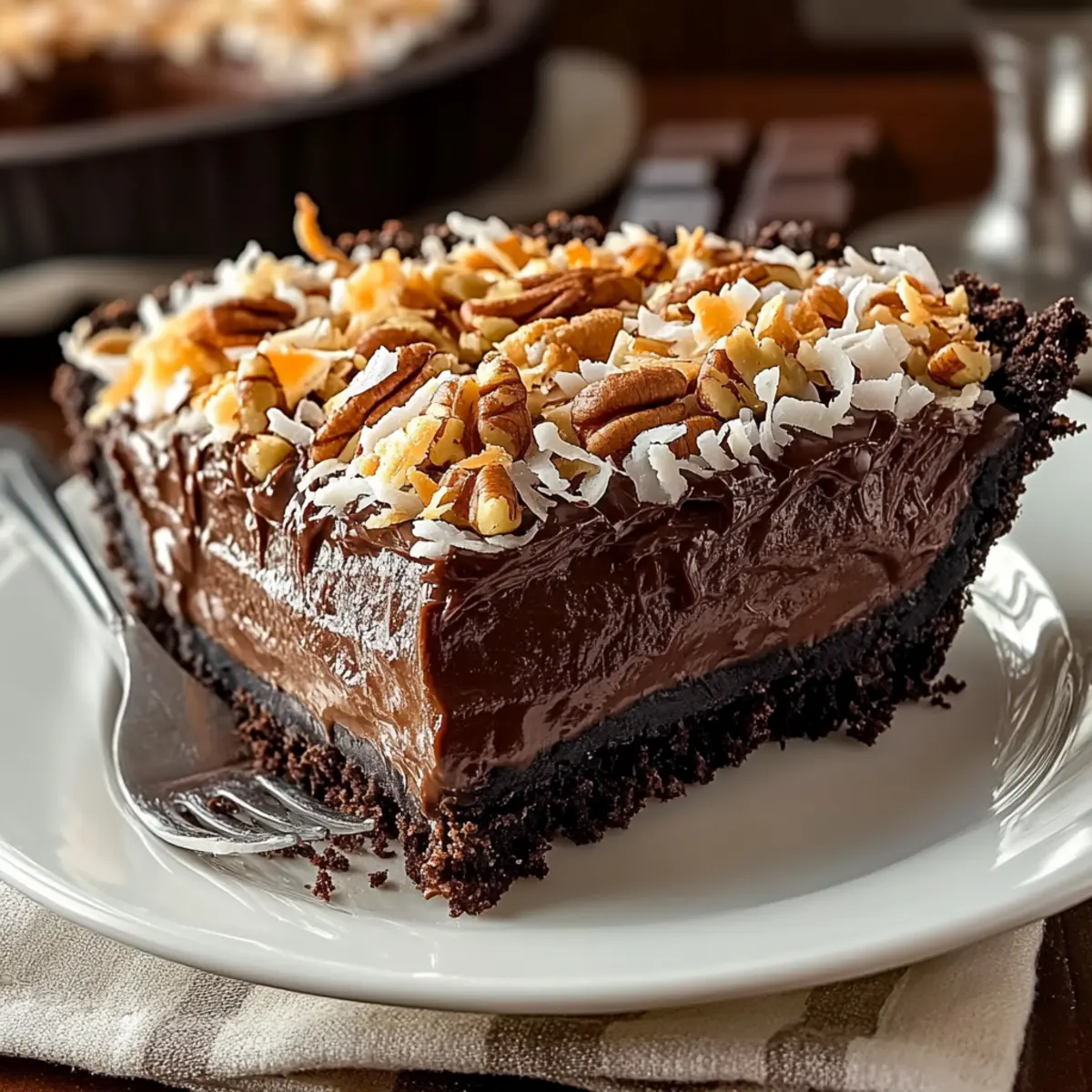 No-Bake German Chocolate Pie