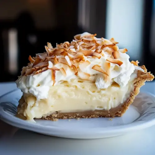 Triple Coconut Cream Pie