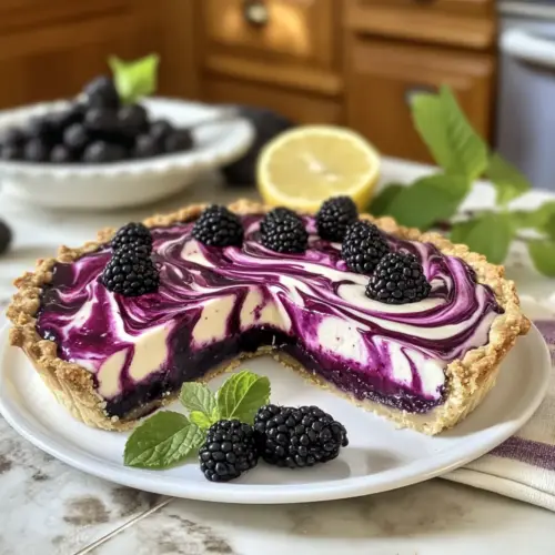 Blackberry Lemonade Pie