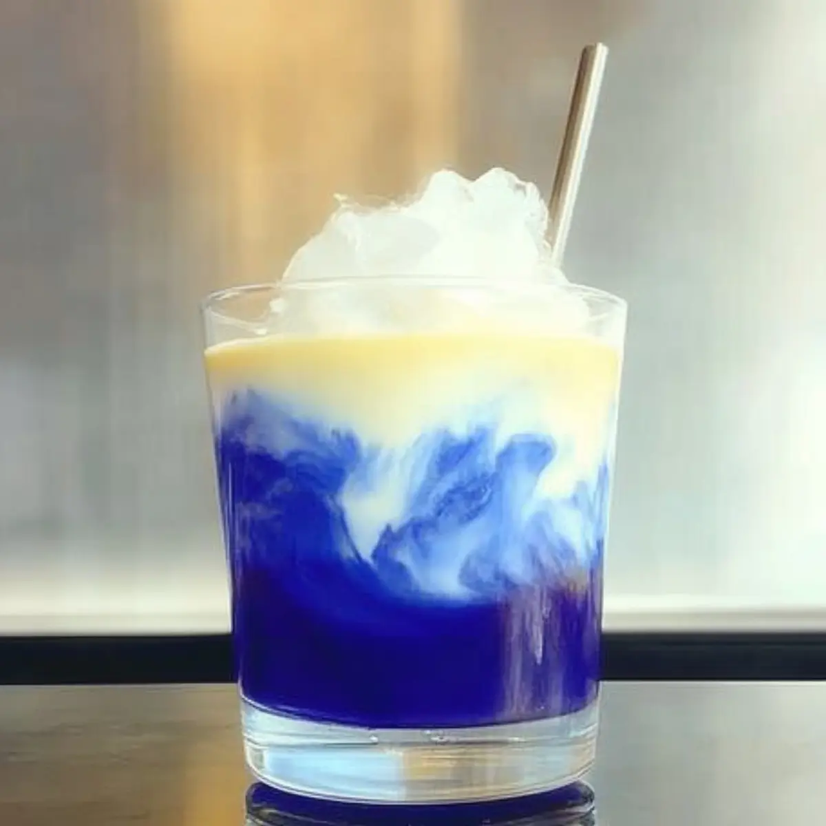 Iced Blue Tea Latte