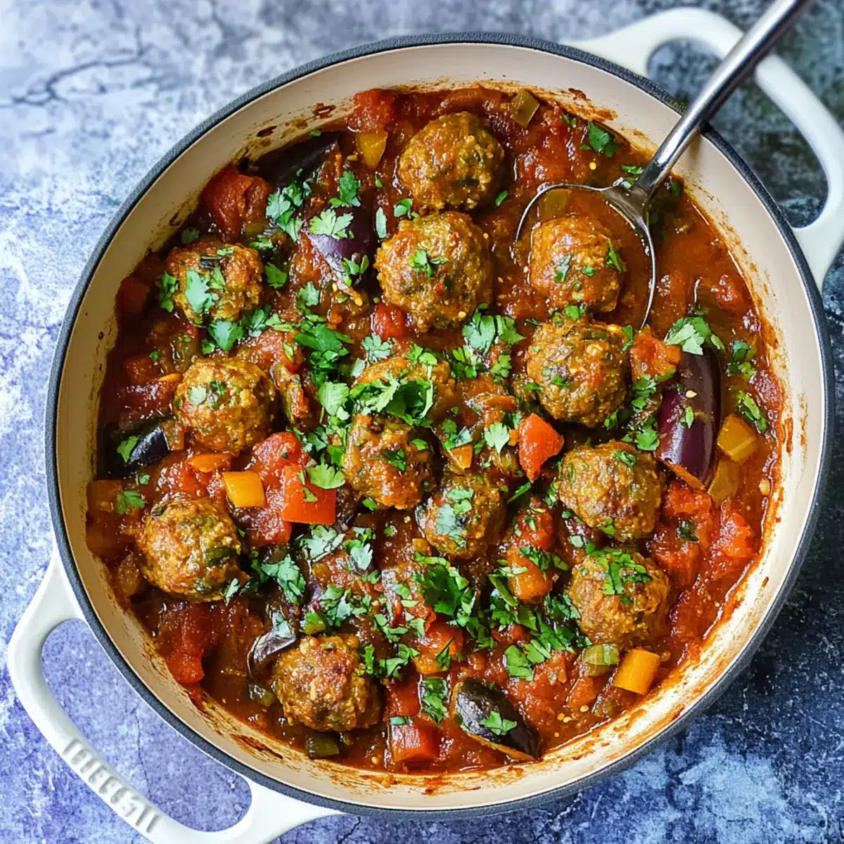 Moroccan Meatball Stew
