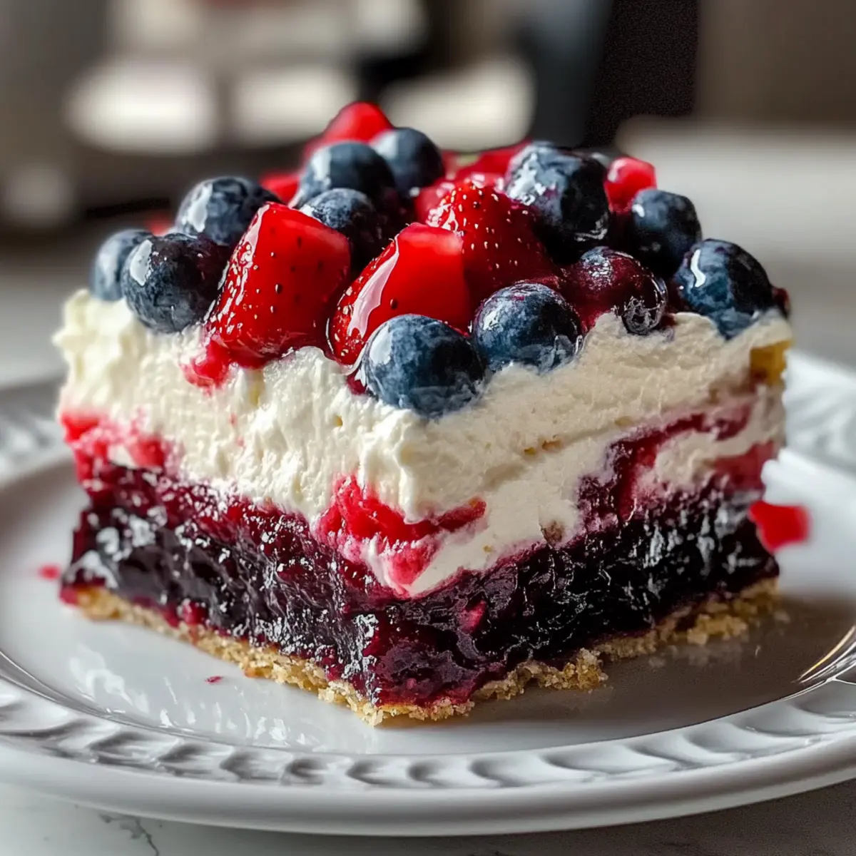 4th of July Dessert Lasagna