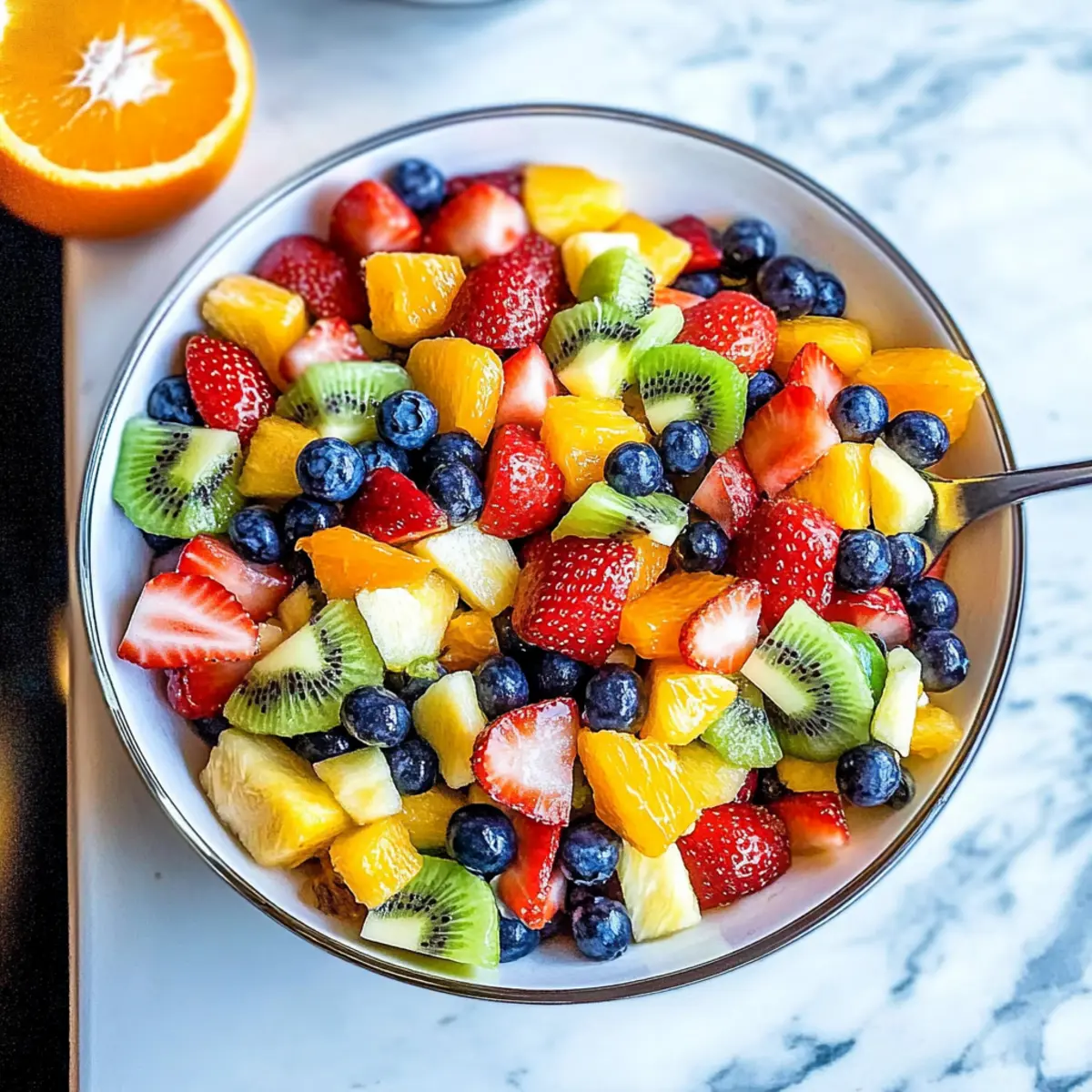 Rainbow Fruit Salad