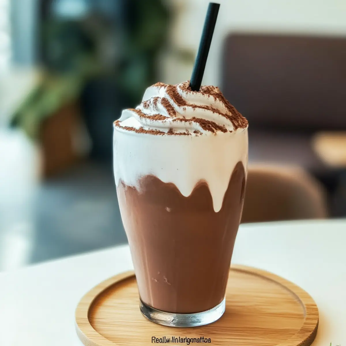 Iced Cocoa Milk Tea